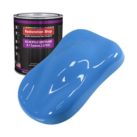 Buy Restoration ShopGrabber Blue Acrylic Urethane Auto Paint - Gallon Paint Color Only ...