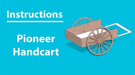 Pioneer Handcart (Instructions) - LDS Paper Toys - YouTube