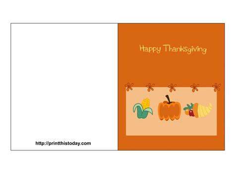 Free Printable Thanksgiving Greeting Cards