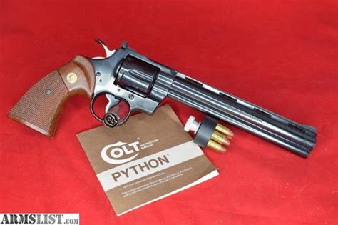 ARMSLIST - For Sale: 1980 Colt Python ,8 Inch boxed, Unfired