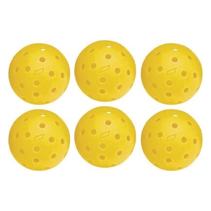 Buy CORE Pickleball Impact Outdoor Pickleballs, Yellow (Pack of 6) at S ...