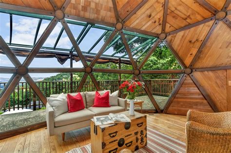 Couple spent seven years handcrafting their dream geodesic home