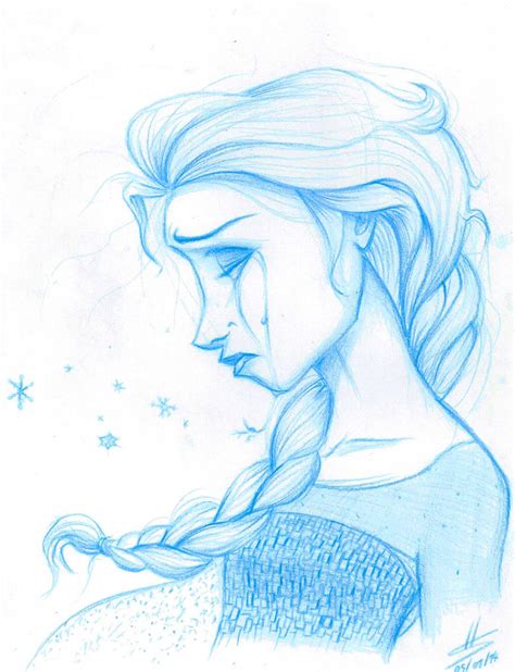 Crying Elsa by Roadkingin66 on DeviantArt