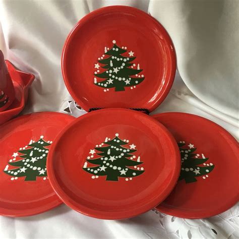 Set of 2 Waechtersbach Christmas Tree Dinner Plates 10 inch | Etsy | Dinner plates, Christmas ...