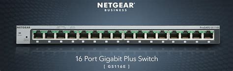 Netgear 16 Ports Gigabit Ethernet Intelligent Managed Plus Switch ...