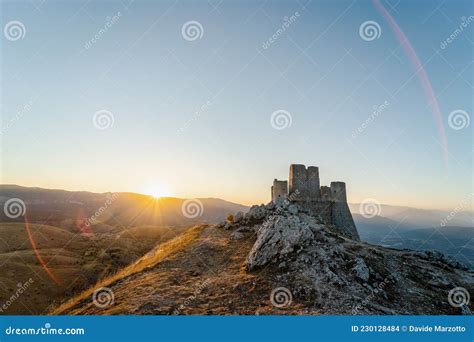 Rocca Calascio is Pure Magic Stock Photo - Image of golden, mountain: 230128484