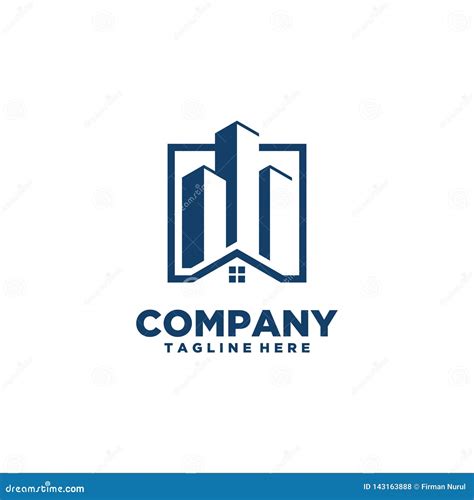 Apartment Logo Template Vector Stock Vector - Illustration of buildings ...