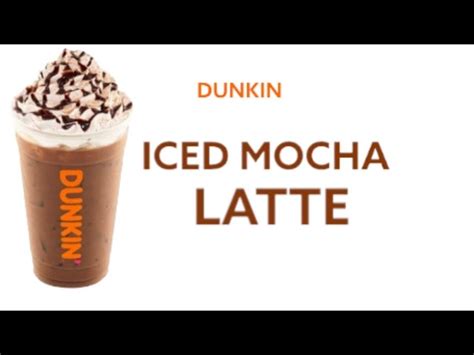 Iced Mocha Latte Recipe Dunkin Donuts | Bryont Blog