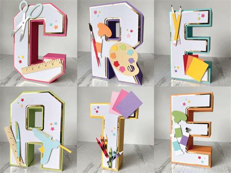 3D Decorated Letters