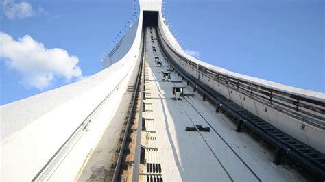 Riding Funicular down from Montreal Tower Observatory - YouTube