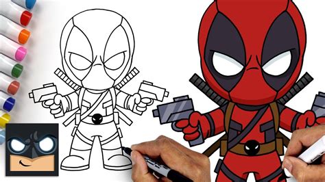 How To Draw Deadpool - YouTube