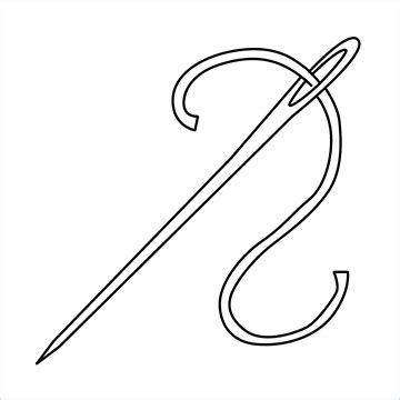 How To Draw Sewing Needle Step by Step - [4 Easy Phase] - [Emoji]