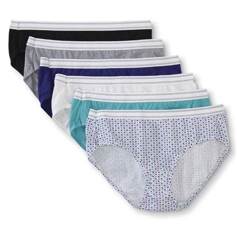 Hanes Women's 6-Pack Cotton Hipster Panties - PP41SC