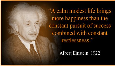 Theory of Happiness - an excerpt from Einstein.