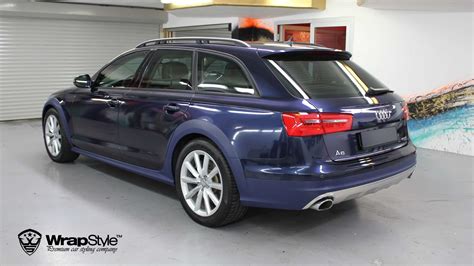 Audi A6 - Midnight Blue Gloss wrap | WrapStyle