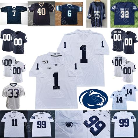 2020 Custom PSU Penn State NCAA College Football Jersey Justin Shorter ...