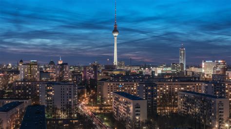 Berlin city skyline wallpaper - backiee