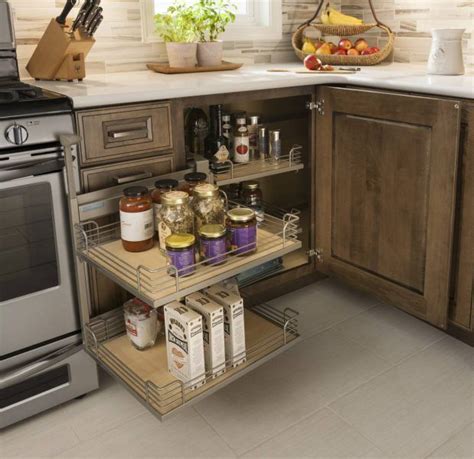 Base Blind Corner Cabinet with Full Access Trays | Schuler Cabinetry at ...