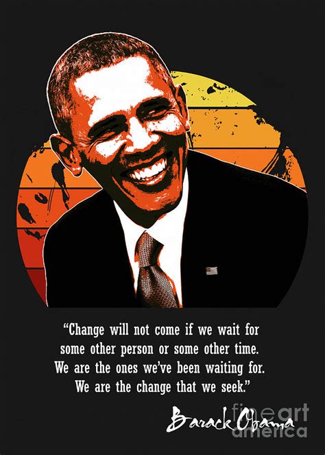 Barack Obama QUOTES CHANGE Photograph by Long Jun