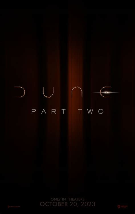 DUNE PART TWO Teaser Poster HD 2023 (DAte) | Pelis, Peliculas