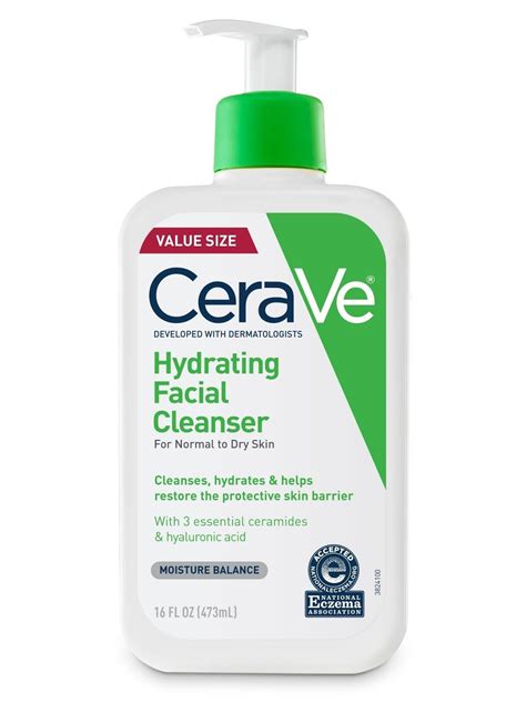 CeraVe Hydrating Facial Cleanser - for Normal to Dry Skin, 16 oz (473ml) – Beautyspot | Malaysia ...