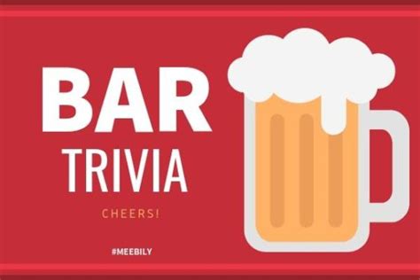 70+ Bar Trivia Questions & Answers - Meebily