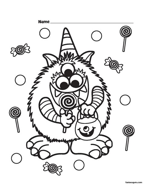 Halloween Coloring Pages Download | Free Coloring Sheets