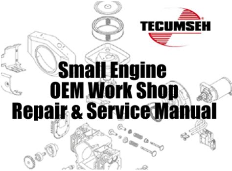 Tecumseh Small Engine Master Service & Repair Manual Set - Tradebit