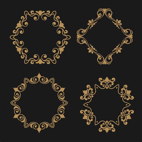 Decorative frames collection 694421 Vector Art at Vecteezy