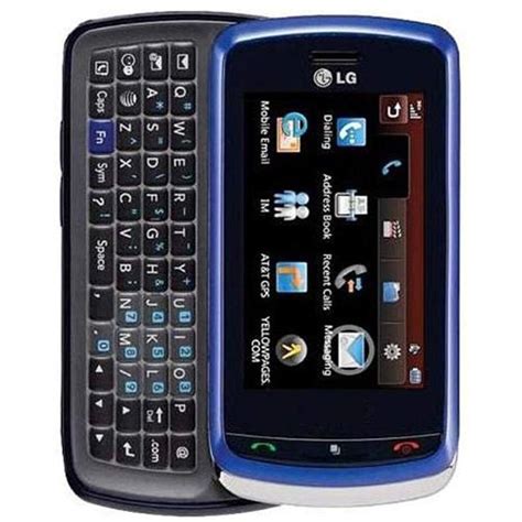 LG Xenon GR500 Unlocked Phone with QWERTY Keyboard, 2MP Camera, GPS and Touch Screen (Blue ...