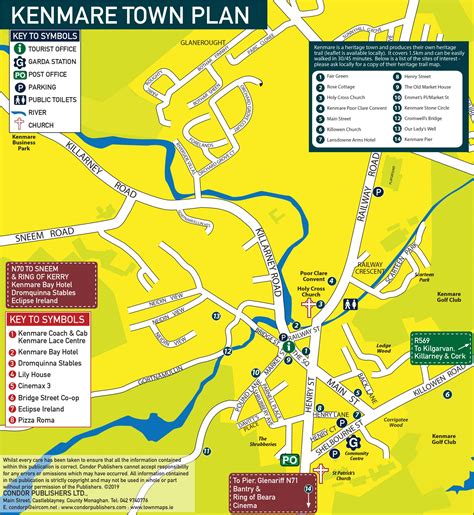 Kenmare Town Map - Town Maps