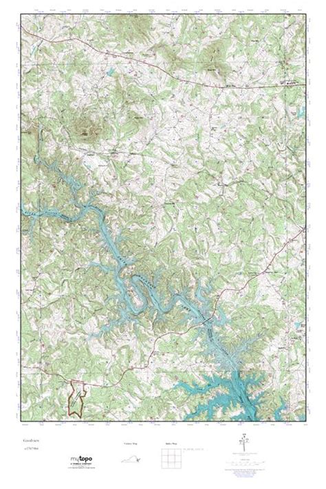 MyTopo Goodview, Virginia USGS Quad Topo Map