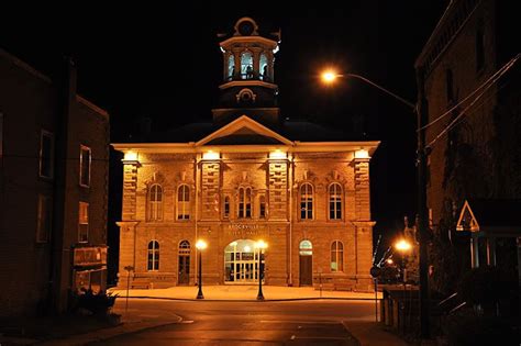 Brockville CITY HALL, 1 King St., Brockville, ON -- Originally named 'Victoria Hall' when built ...