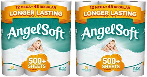 New $1/1 Angel Soft MEGA Rolls 12-Pack or Larger Coupon = ONLY 83¢ Per ...