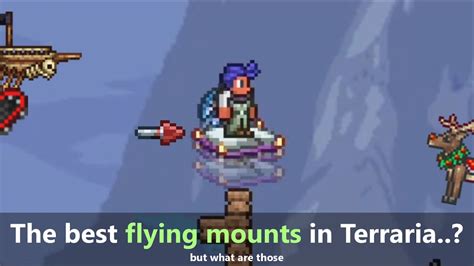 Terraria has these flying mounts ─ Tips and Tricks about UFO vs Broom vs... whatever these are ...