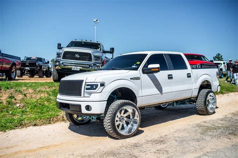 Fully Customized Ford F150 With White Custom LED Headlights and Fuel Wheels — CARiD.com Gallery