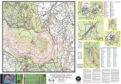 Grand Canyon East Recreation Map | Wide World Maps & MORE!