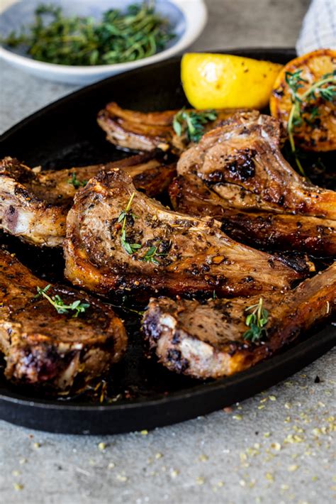 Easy lemon-garlic lamb chops - Simply Delicious