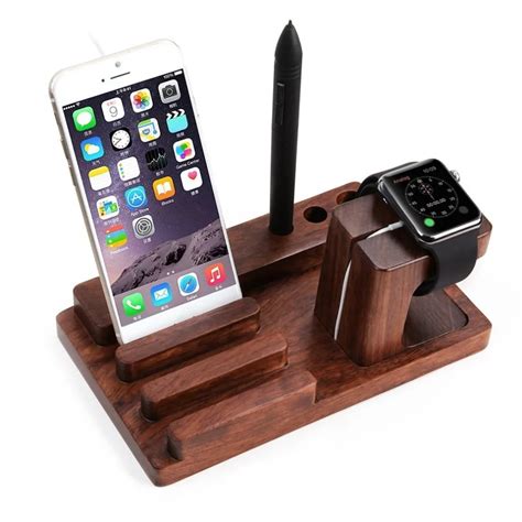 Aliexpress.com : Buy Multifunctional Design Wood Stand Charging Dock for Desktop Tablets ...