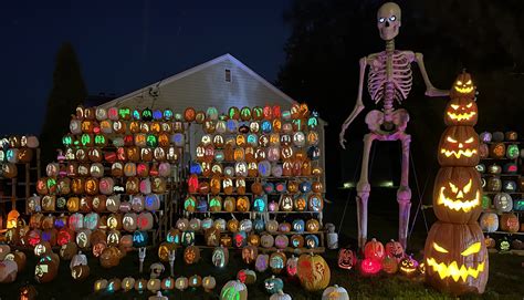 Rhode Island man’s ‘House of 1,000 Pumpkins’ Halloween display aims to raise donations for ...