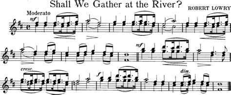 Shall We Gather At the River | Free Violin Sheet Music