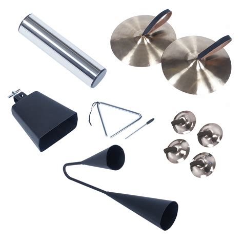 Metal Percussion Instrument Set - Pack of 7 | Hope Education