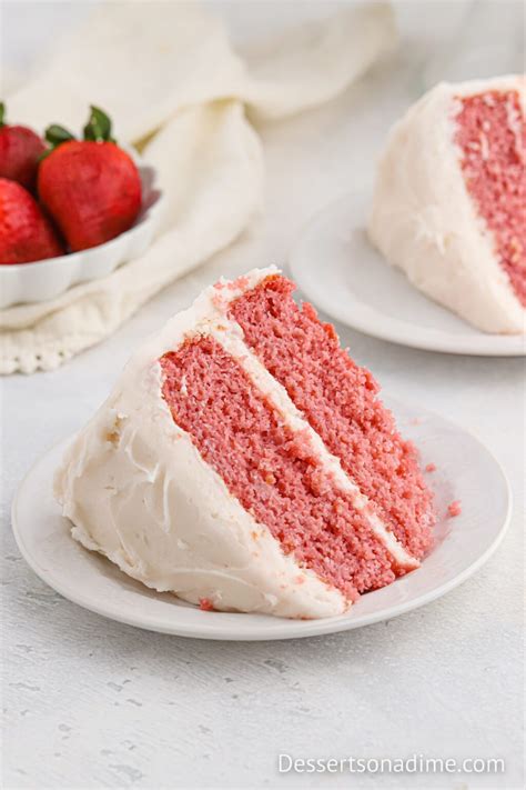 Paula Deen Strawberry Cake - Desserts on a Dime