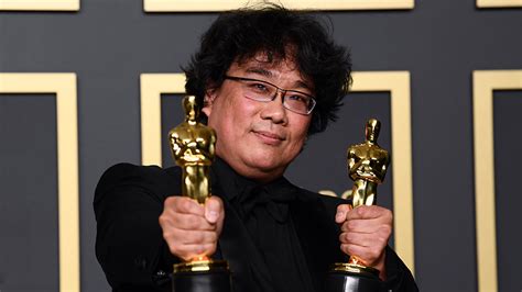 Bong Joon Ho Celebrates Oscar Wins at 'Parasite' Party