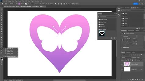 How to Draw Custom Shapes in Photoshop