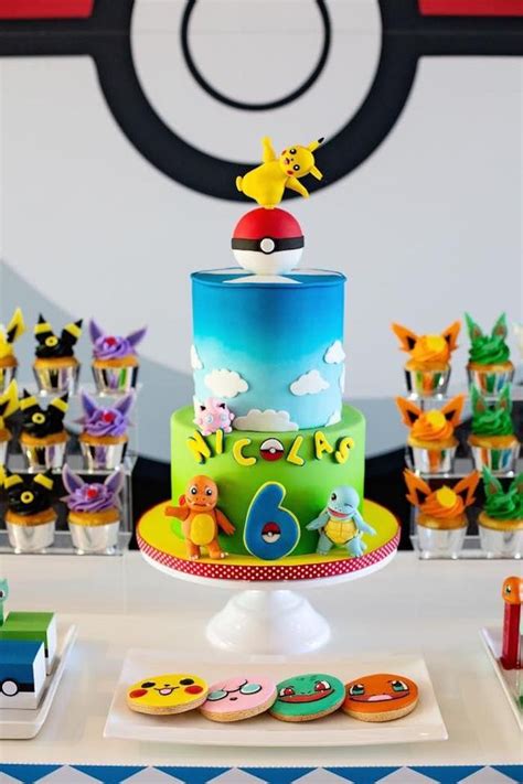 Kara's Party Ideas Pokemon Birthday Party | Kara's Party Ideas | Pokemon birthday, Pokemon ...