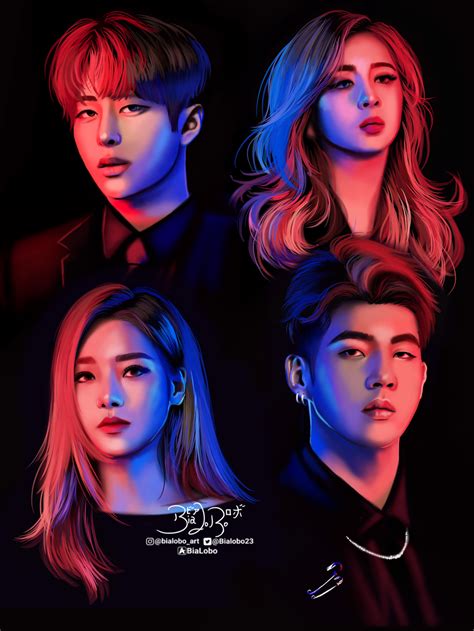 KARD (You Me) Fanart byBiaLobo by BiaLobo on DeviantArt