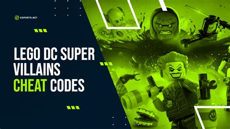 LEGO DC Super Villains Cheat Codes and Commands Usage Guide