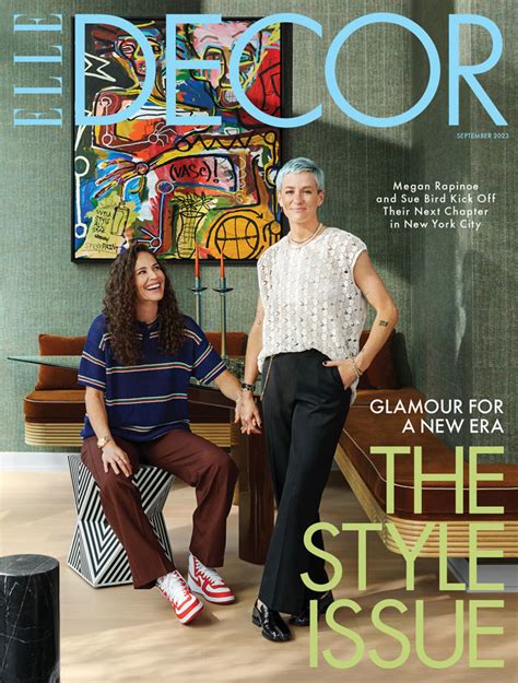 Megan Rapinoe and Sue Bird cover ELLE DECOR’s 2023 September Style Issue - Tom + Lorenzo