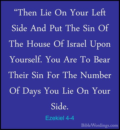 Ezekiel 4 - Holy Bible English - BibleWordings.com